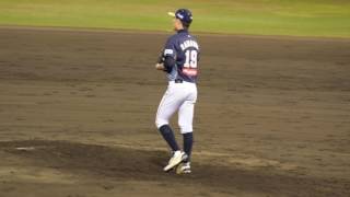 福井ミラクルエレファンツ#19濵岡秀輔投手　2017 4 21対富山サンダーバーズ