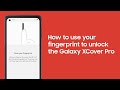 How to use your fingerprint to unlock the Galaxy XCover Pro