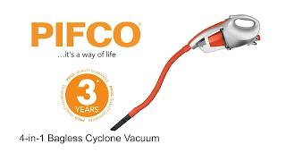 Pifco 4-in-1 Bagless Cyclone Vacuum