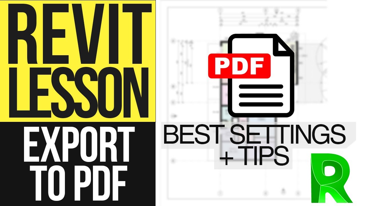 How To Export To PDF In Revit - Best Export Setting And Tips - YouTube