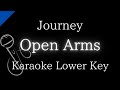 【Karaoke Instrumental】Open Arms / Journey【Lower Key】