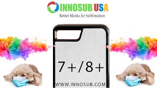 Sublimation Blank iPhone Case For 2D Sublimation- Rubber Cover- by INNOSUB USA