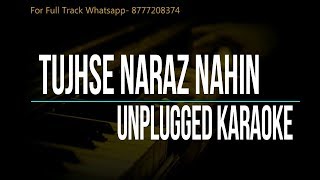 Tujhse Naraz Nahi Zindagi | Lata Mangeshkar | Sanam | Unplugged Karaoke