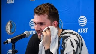 Dallas Mavericks' Luka Doncic Interview Before NBA Finals Game 1 vs Boston Celti