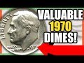 1970 ROOSEVELT DIME VALUE !! HOW MUCH ARE THESE COINS WORTH??