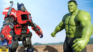 23nd Century Future Technology VFX - Hulk vs Optimus War in Future World