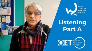 Listening Part A lesson - Occupational English Test (OET) with Harmi at West London English School