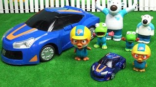 터닝메카드 에반 무선조종카 놀이터 자동차 체험  ❤ 뽀로로 장난감 애니 ❤ Pororo Toy Video