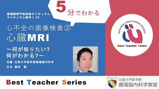 日本循環器学会　5分でわかる循環器Best Teacher Series　心不全の画像検査③心臓MRI ～何が知りたい？何がわかる？～　北里大学医学部循環器内科学　鍋田　健