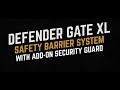 us netting defender gate xl loading dock safety gate