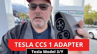 Tesla CCS 1 Adapter: DC Fast Charging at Electrify Canada [First Impressions]