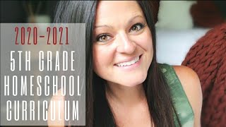 2020-2021 5th Grade Homeschool Curriculum