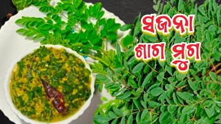 ଓଡିଆ ପାରମ୍ପାରିକ ସ୍ବାଦିଷ୍ଟ ସଜନା ଶାଗ ମୁଗ ଏମିତି ଥରେ ପ୍ରସ୍ତୁତ କରି ଖାଇ ଦେଖନ୍ତୁ | Drumsticks leave recipe