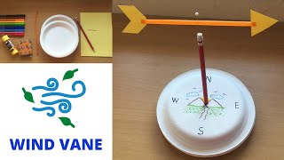 HOW TO MAKE A WIND VANE | Wind vane - School Project | Step by step instructions on making wind vane