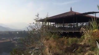 hang garden in Fulbari Hotel. Pokhara, Nepal