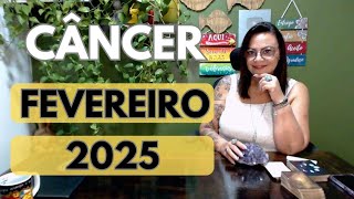 CÂNCER FEVEREIRO 2025🌈☀ FANTÁSTICA SUA LEITURA! A RODA VAI VIRAR E MUDANÇAS MUITO POSITIVAS CHEGARÃO