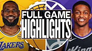 Los Angeles Lakers VS Sacramento Kings Full Game Highlights Jan 26,2025 NBA Season 2024-25