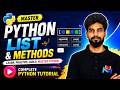 List and Its Methods in Python | Master Python Lists | Complete Python Tutorial
