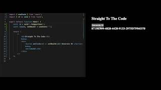 How to generate a 10 character UUID. React Javascript.