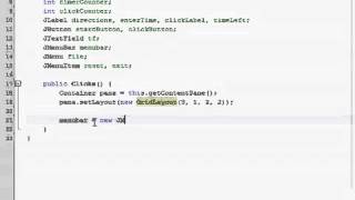 Java GUI Tutorial 31 Click counter and timer Part 1 of 4