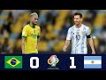 Argentina 1 x 0 Brazil ■ Copa America - 2021 | Extended Highlight & Goals