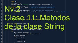 Tutoriales Java - Nv.2 - Metodologia de Programacion - Clase 11: Manejo de Cadenas