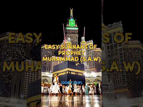 Easy Sunnahs Of Prophet Muhammad (PBUH) 🕋🥀 #Allah #islam #success # ...