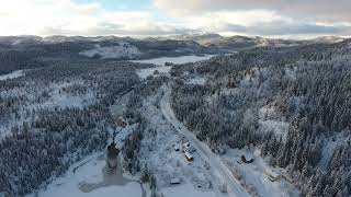 Norway snow scene