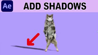 Add Shadow to a Footage Adobe After Effects Tutorial