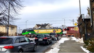 [ARCHIWUM] Przejazd kolejowy Zbąszyń, ul. 17 Stycznia // Polish railroad crossing