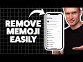 How To Delete Memoji Stickers On iPhone 2026 (Step-By-Step Tutorial)