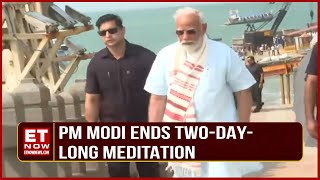 PM Modi Ends Two-Day-Long Meditation At Vivekananda Rock Memorial In Kanyakumari