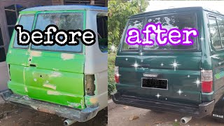 Kijang  KF 50, full Cat body repair