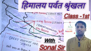 Indian Geography || Himalayan Mountain Range ||हिमालय पर्वत श्रृंखला || Sonal Sir || By Gyan Nikunj