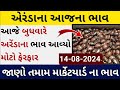 Arenda na bhav  | 14-08-2024 l એરંડા ના આજના ભાવ | Rajkot marketing yard and Patan marketing yard