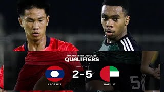 25 ตุลาคม ค.ศ. 2024 LAOS U17 Vs United Arab Emirates (2-5)