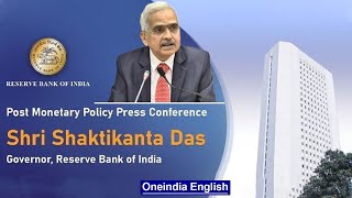 LIVE: Shaktikanta Das, RBI Governor | Media interaction on RBI’s Monetary Policy | Oneindia News