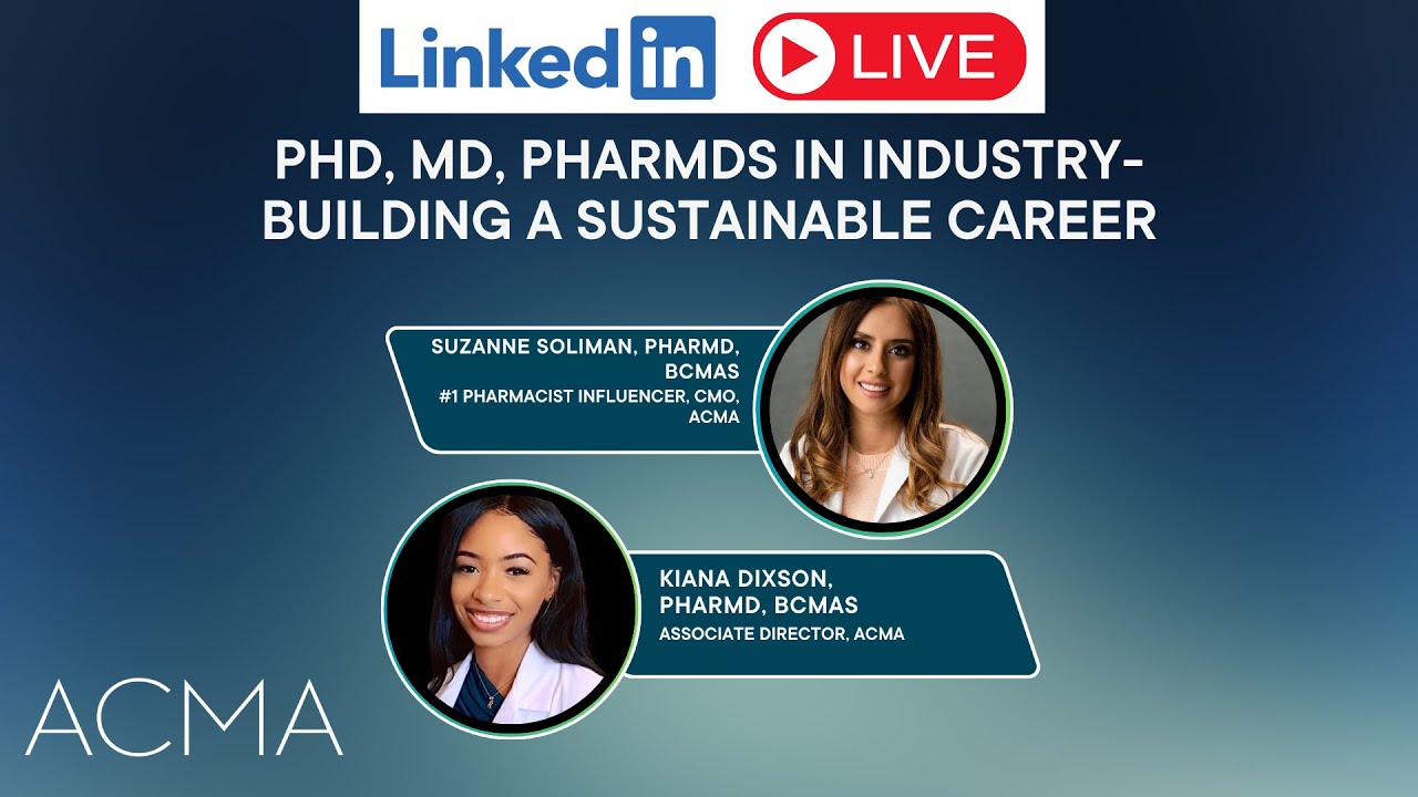 Phd Md Pharmds In Industry Building A Sustainable Career Youtube