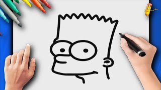 HOW TO DRAW BART SIMPSONS?  EASY - STEP BY STEP