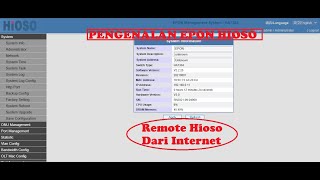 Cara Setting Awal Hioso olt EPON HA7304 | RT-RW NET