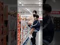 shopping in the supermarket like this is so sweet 情 情侣穿 情侣日常 f426