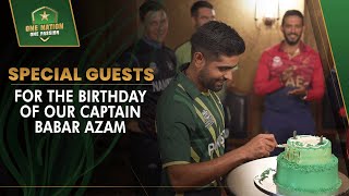 A birthday celebration to remember - Special Guests for Our Captain Babar Azam's Birthday | PCB