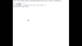 Python 2 - Taking from the Keyboard (input)