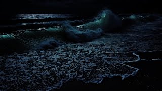 Sleep Well with Ocean Waves | Ocean Sounds For Deep Sleeping With A Dark Screen And Rolling Waves