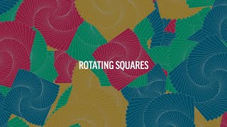 Processing Java Sketch - Rotating Squares