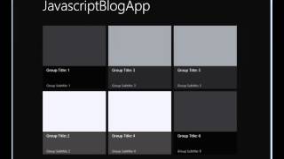 Windows 8 Development - Javascript Blog Reader I