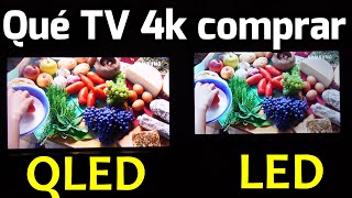 Qué tv 4k comprar led o qled Comparativa TCL Direct LED P8M vs QLED C715 Is QLED better than LED 4K?