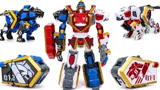 Geomecha BEASTGUARDIAN ThunderLion 3 Combo Combiner Lion Tiger Jaguar Robot Solid Beast Transformers