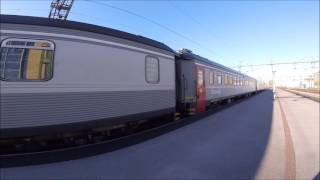 SJ Night train departs from Gothenburg