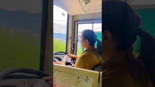 Seema thakur first lady driver in Himachal Pradesh HRTC#Seema Thakur#youtube#viral#video